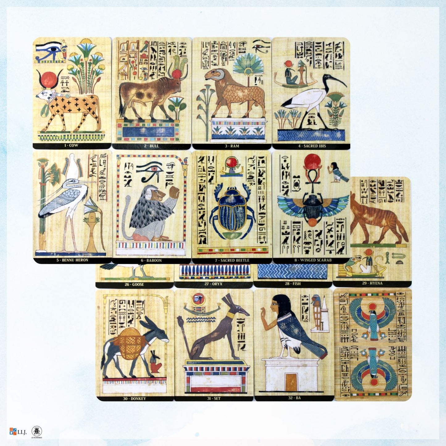 エジプシャン・セイクリッド・アニマルズ・オラクル Egyptian Sacred Animals Oracle