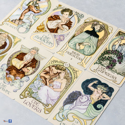 Ethereal Visions: Illuminated Tarot Deck