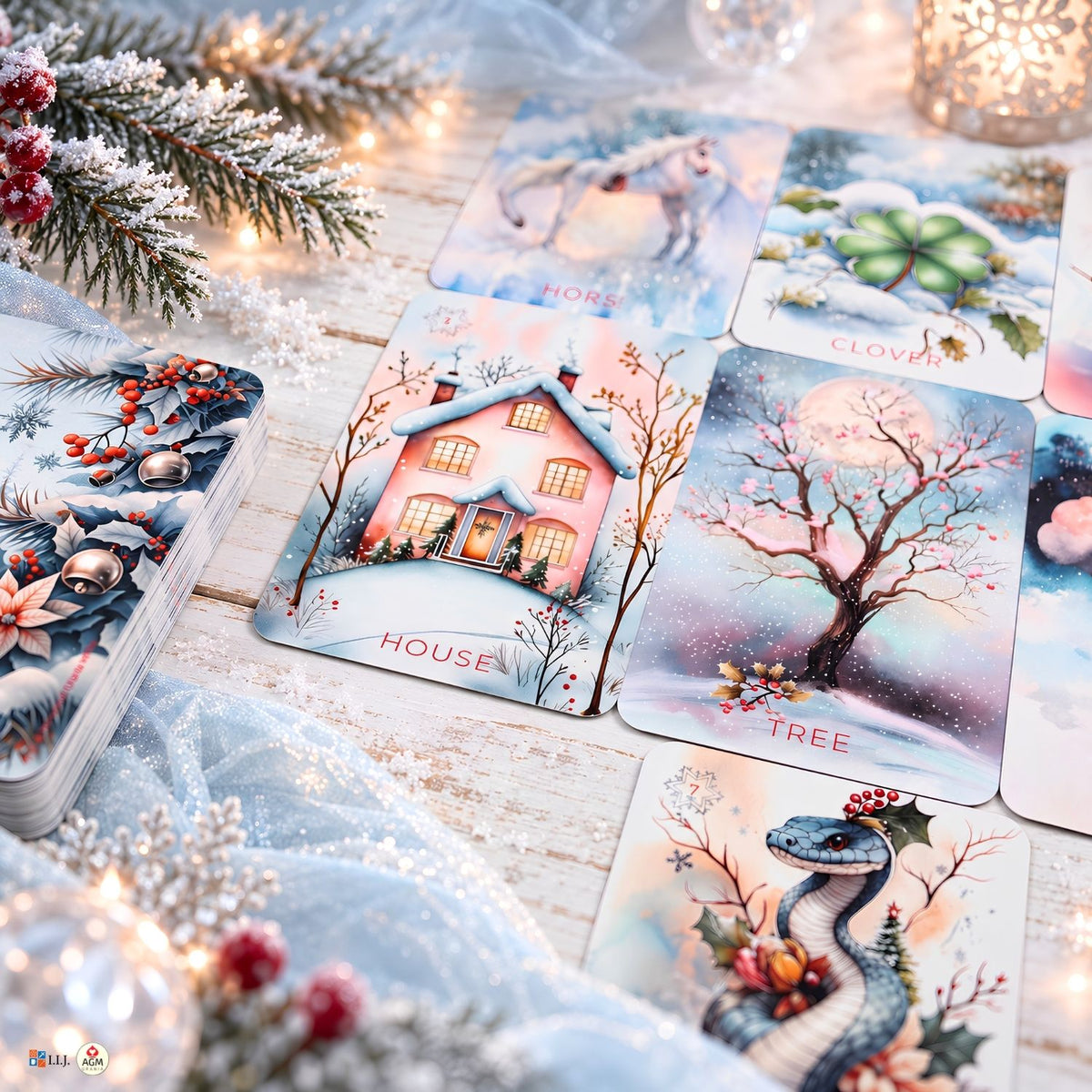 フロステッド・ドリームス・ルノルマン Frosted Dreams Lenormand