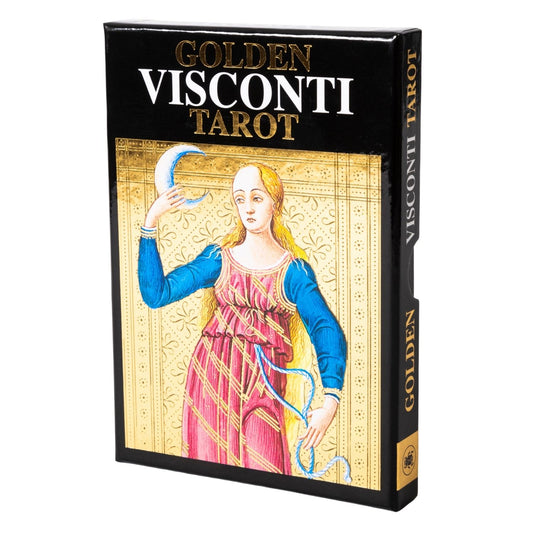 ールデン・ビスコンティ・タロット ハードボックス Golden Visconti Tarot