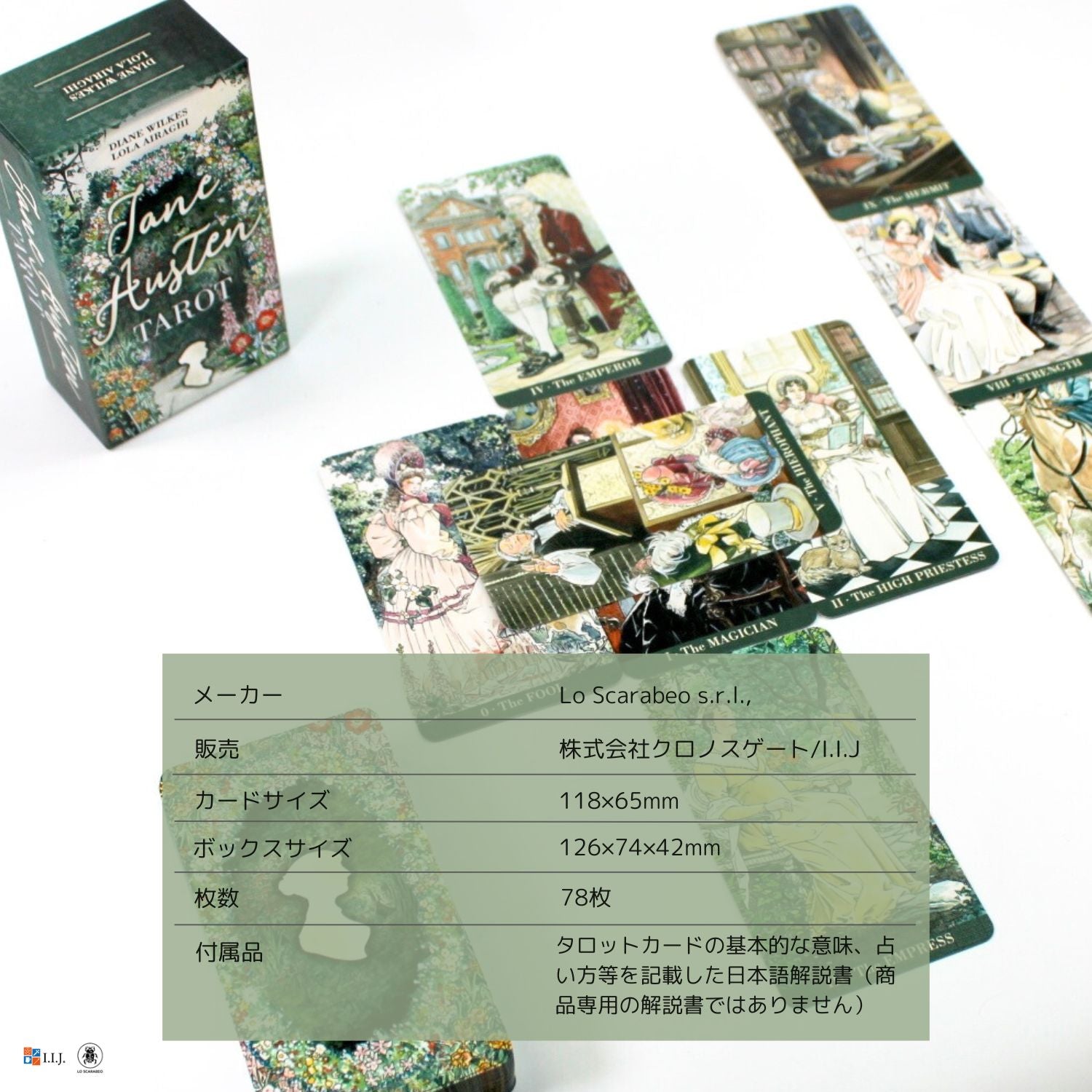 ジェーン・オースティン・タロット Jane Austen Tarot – クロノス