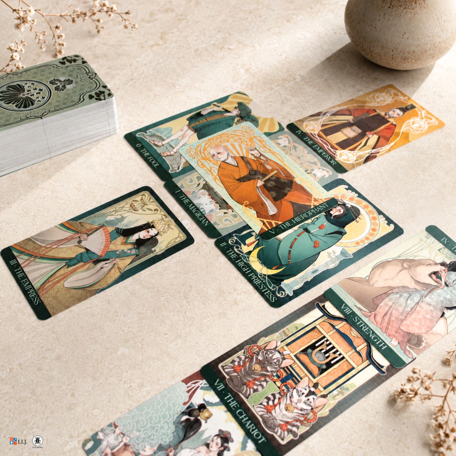 ジャパニーズ・アールヌーボー・タロット Japanese Art Nouveau Tarot
