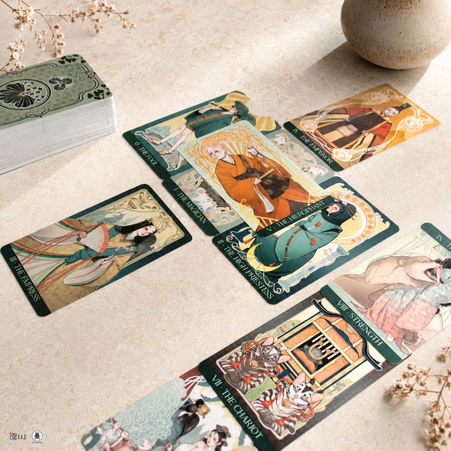 ジャパニーズ・アールヌーボー・タロット Japanese Art Nouveau Tarot