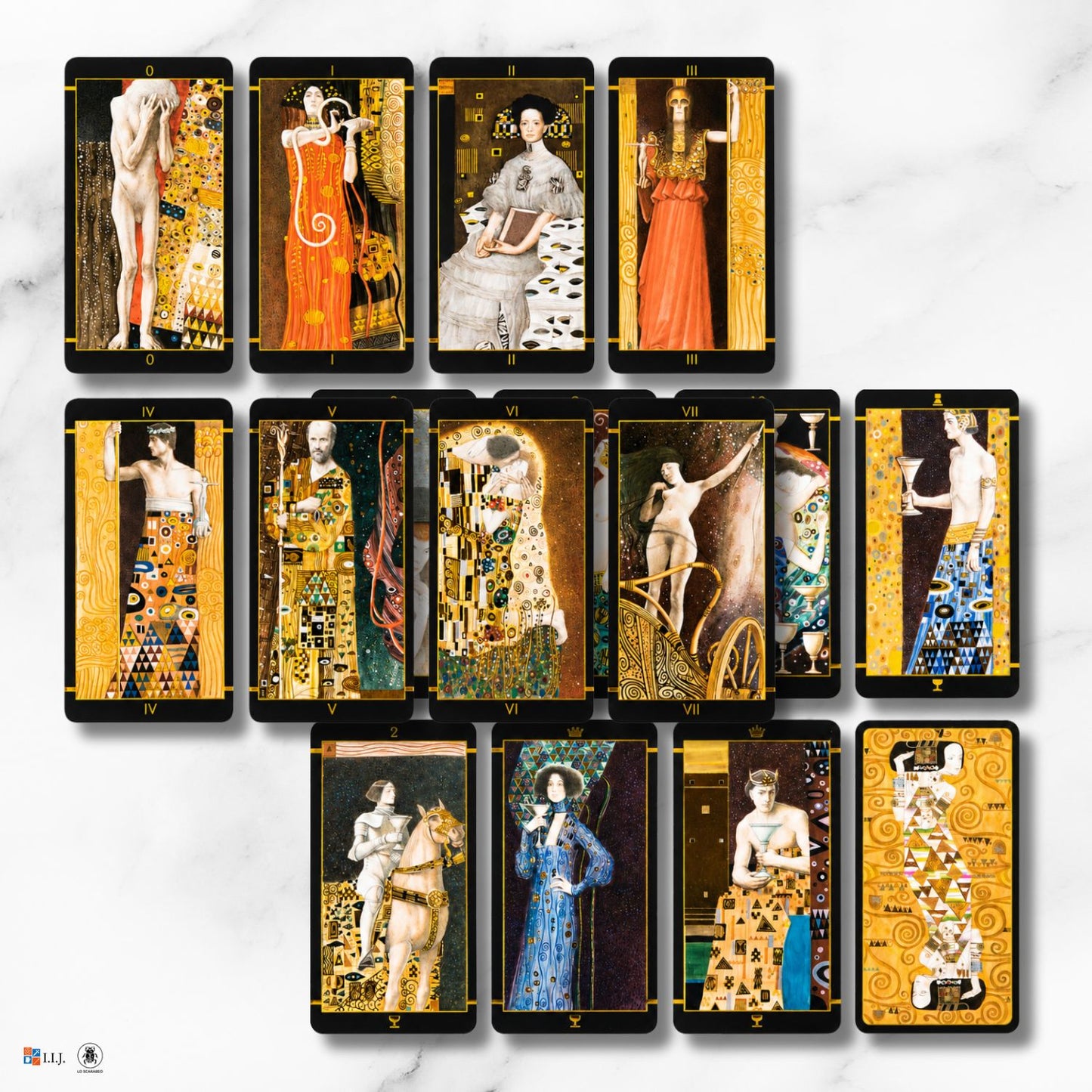 クリムト タロット ゴールデン ミニ エディション KLIMT TAROT POCKET GOLDEN EDITION