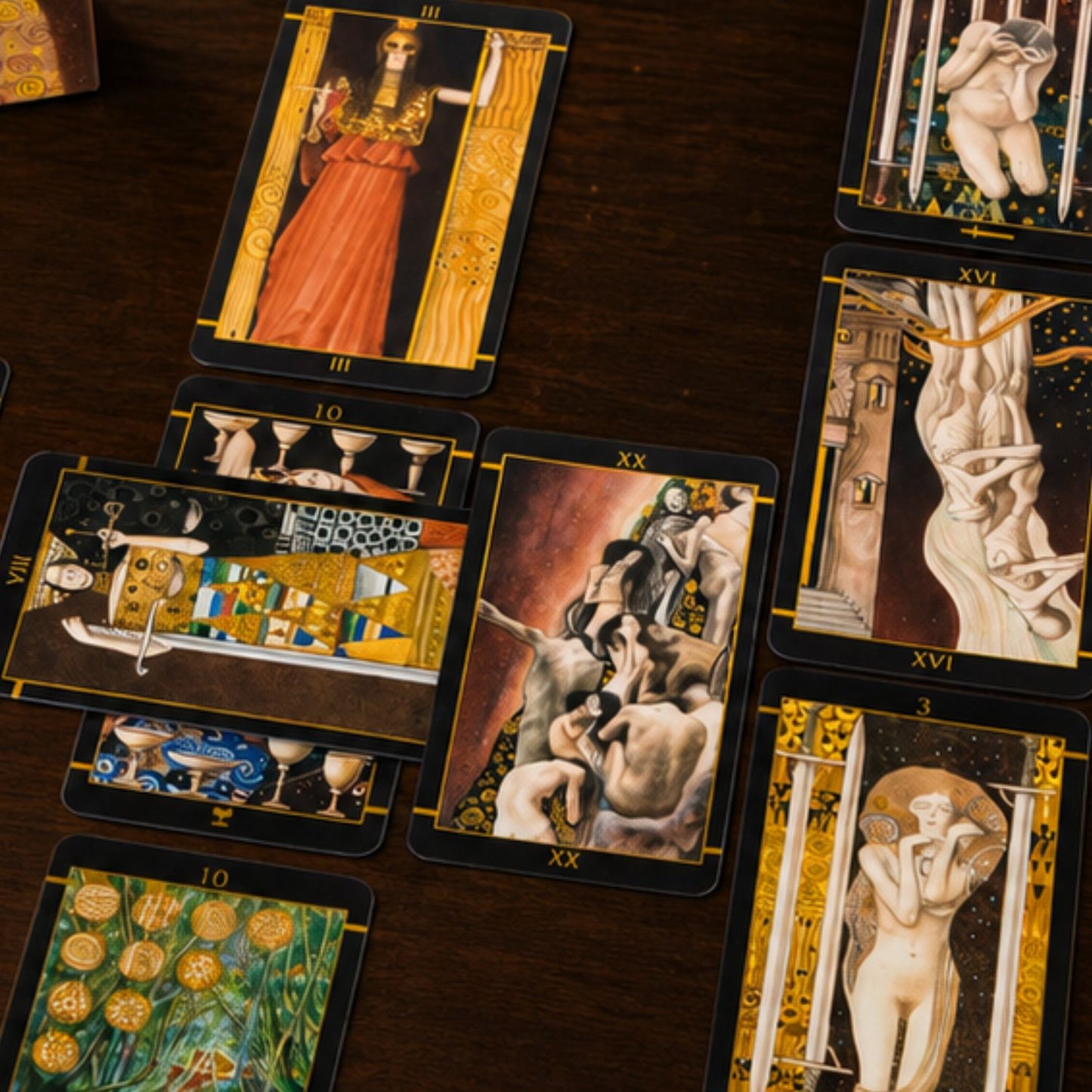 クリムト タロット ゴールデン ミニ エディション KLIMT TAROT POCKET GOLDEN EDITION