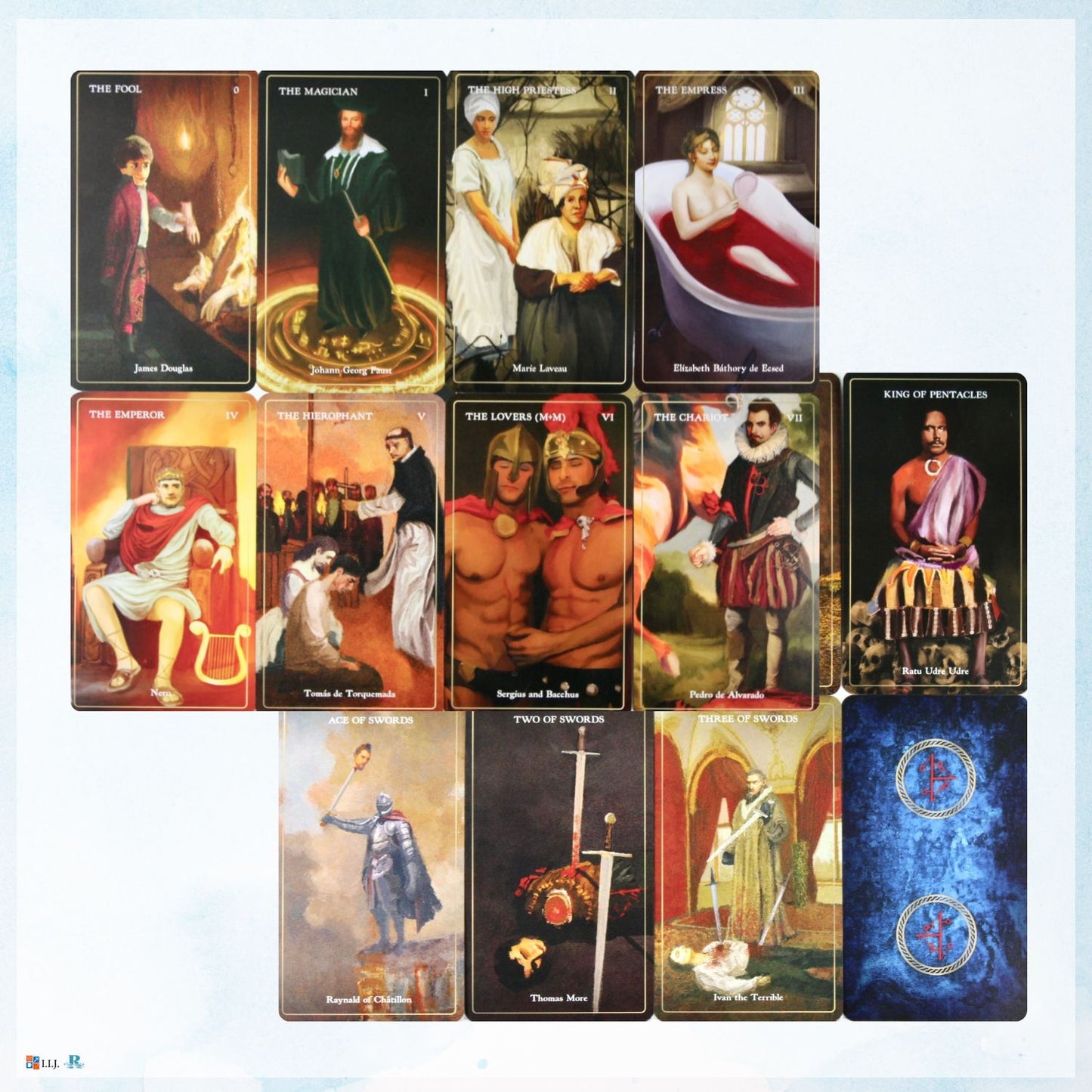 マジシャンズ・マーティーズ＆マッドメン・タロット Magicians, Martyrs & Madmen Tarot