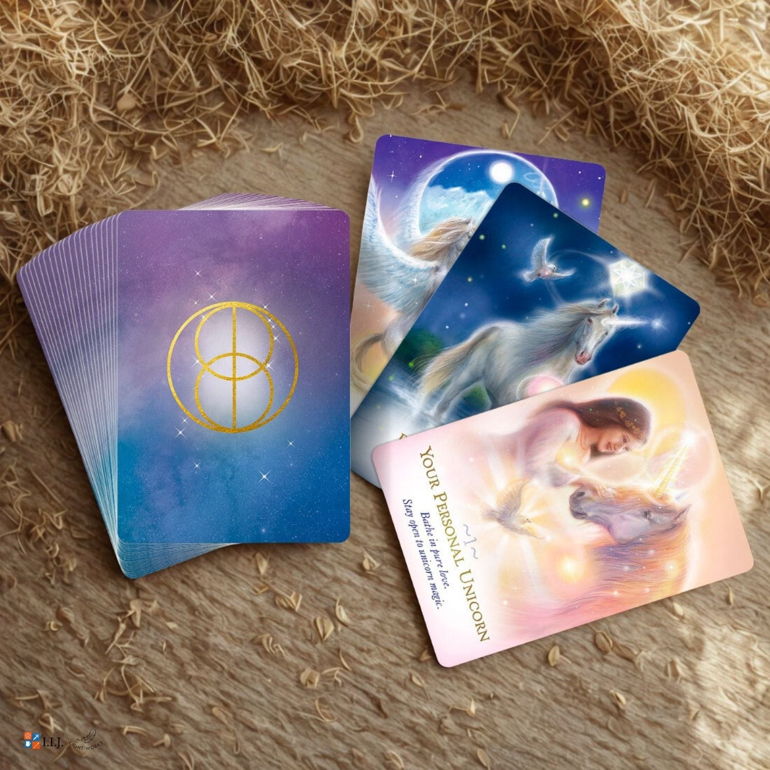 Ships December 11th Magic of the Unicorn Oracle Cards 