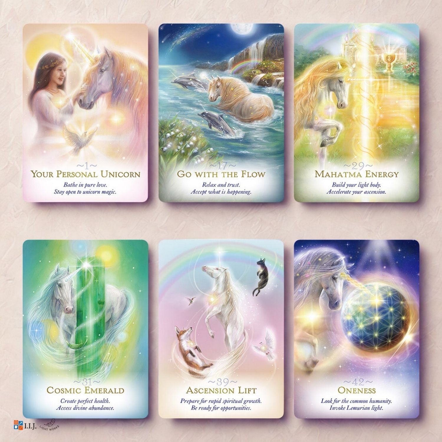 Ships December 11th Magic of the Unicorn Oracle Cards 