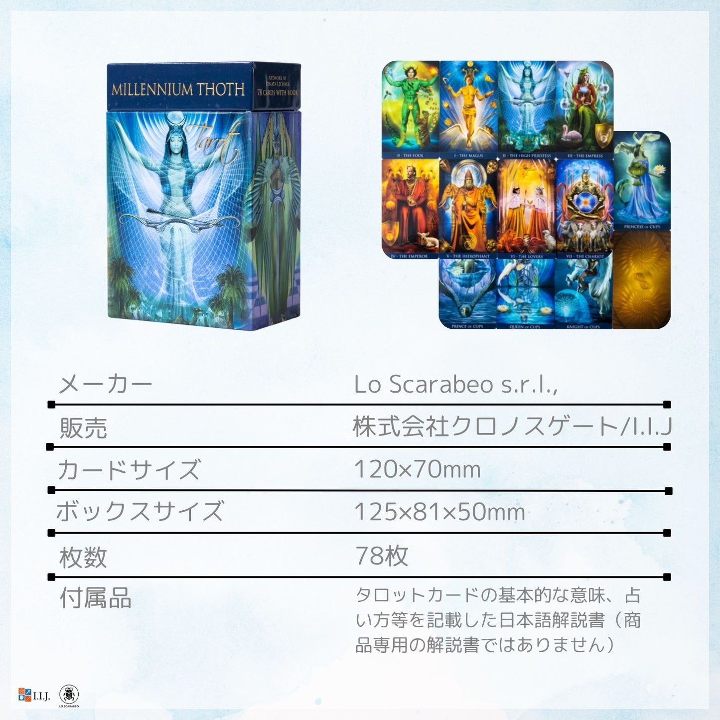 ミレニアム・トート・タロット Millenium Thoth tarot