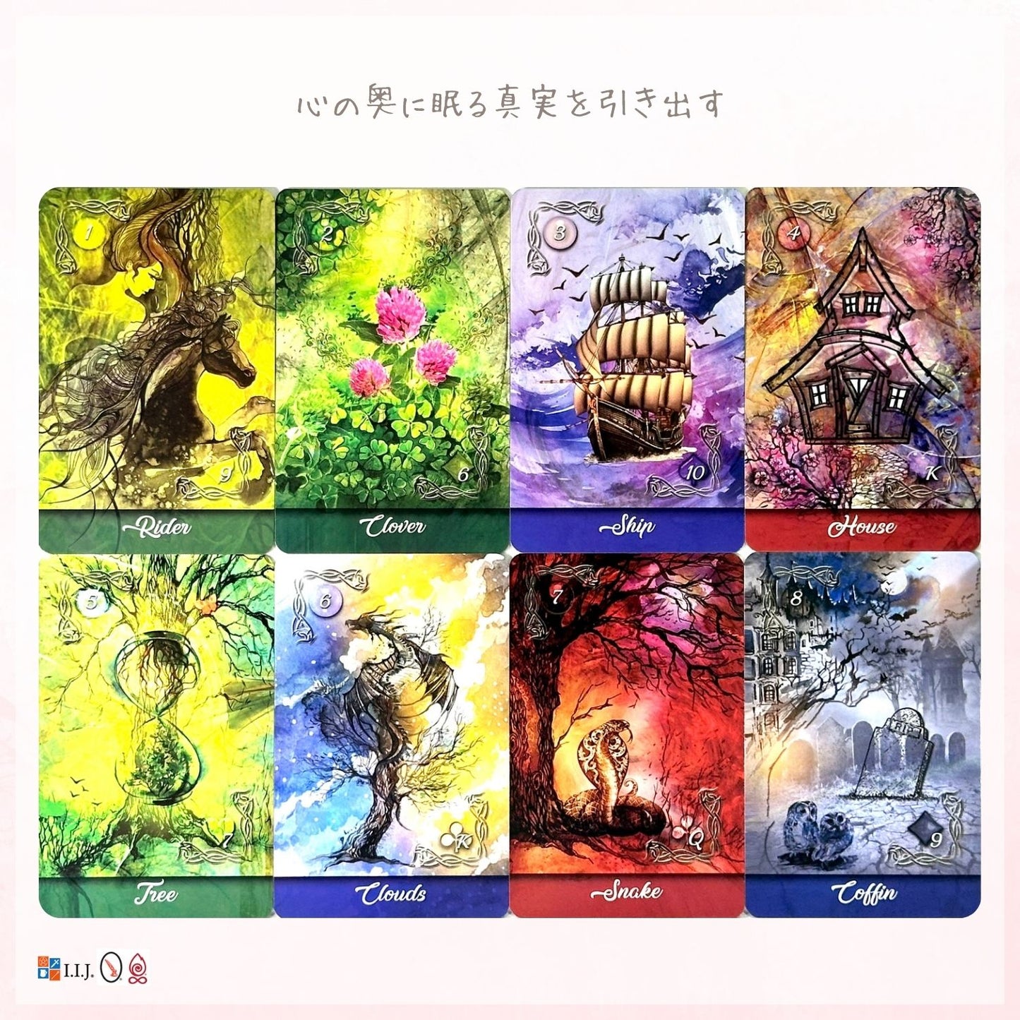ミラー・トゥルース・ルノルマンカード　Mirror Truth Lenormand Cards