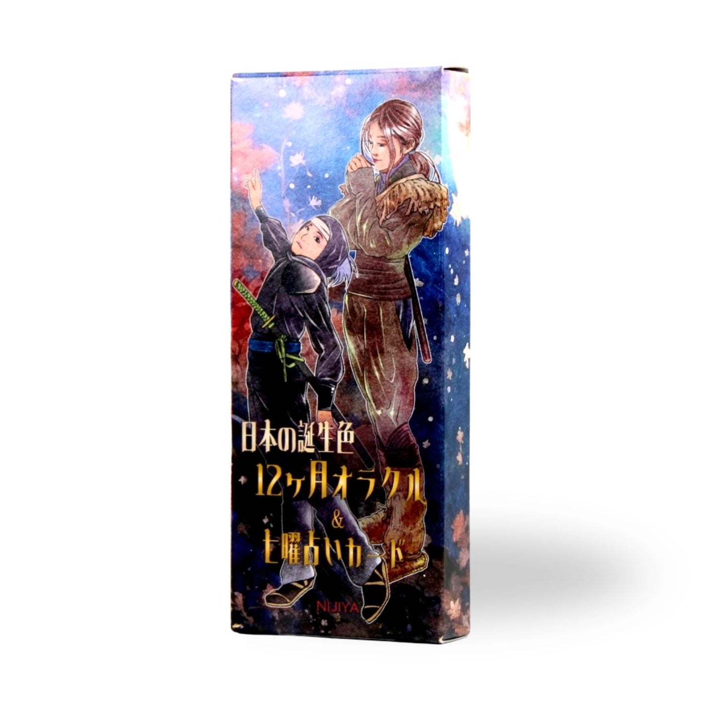 日本の誕生色12ヶ月オラクル&七曜占いカード