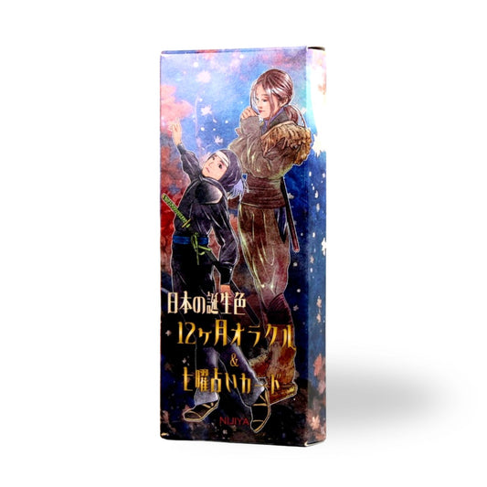 日本の誕生色12ヶ月オラクル&七曜占いカード
