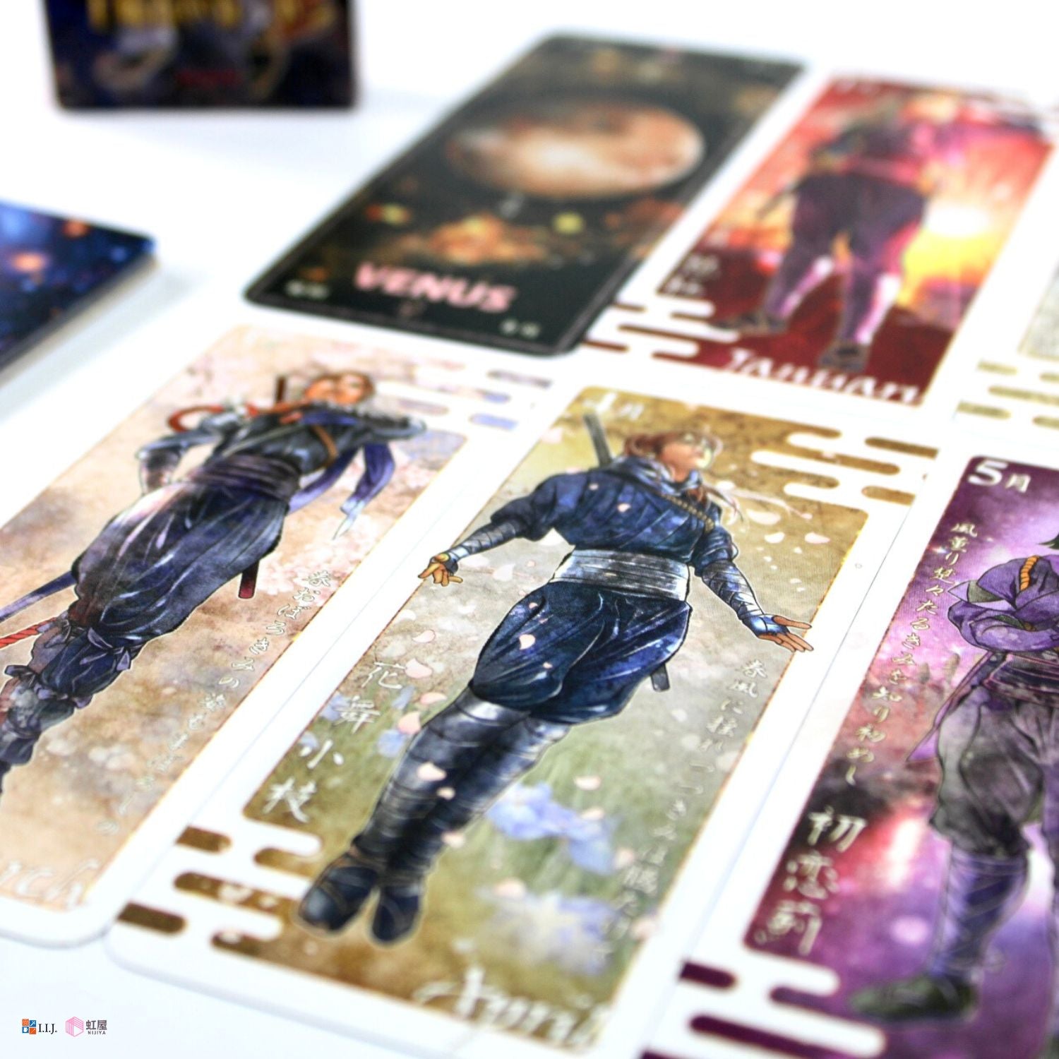 Japanese Birth Color 12 Months Oracle & Shichiyo Fortune Telling Cards 