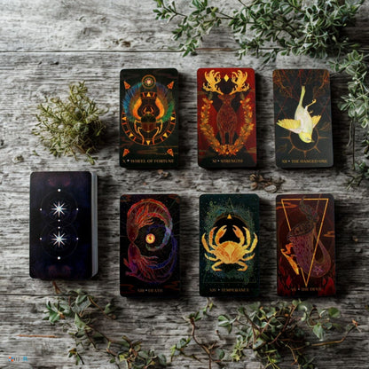 オリエンス・アニマル・タロット・ポケット・エディション 缶入り Oriens Animal Tarot Pocket Tin Edition