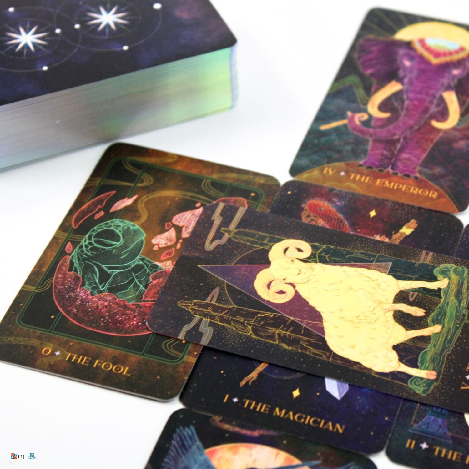 オリエンス・アニマル・タロット・ポケット・エディション 缶入り Oriens Animal Tarot Pocket Tin Edition