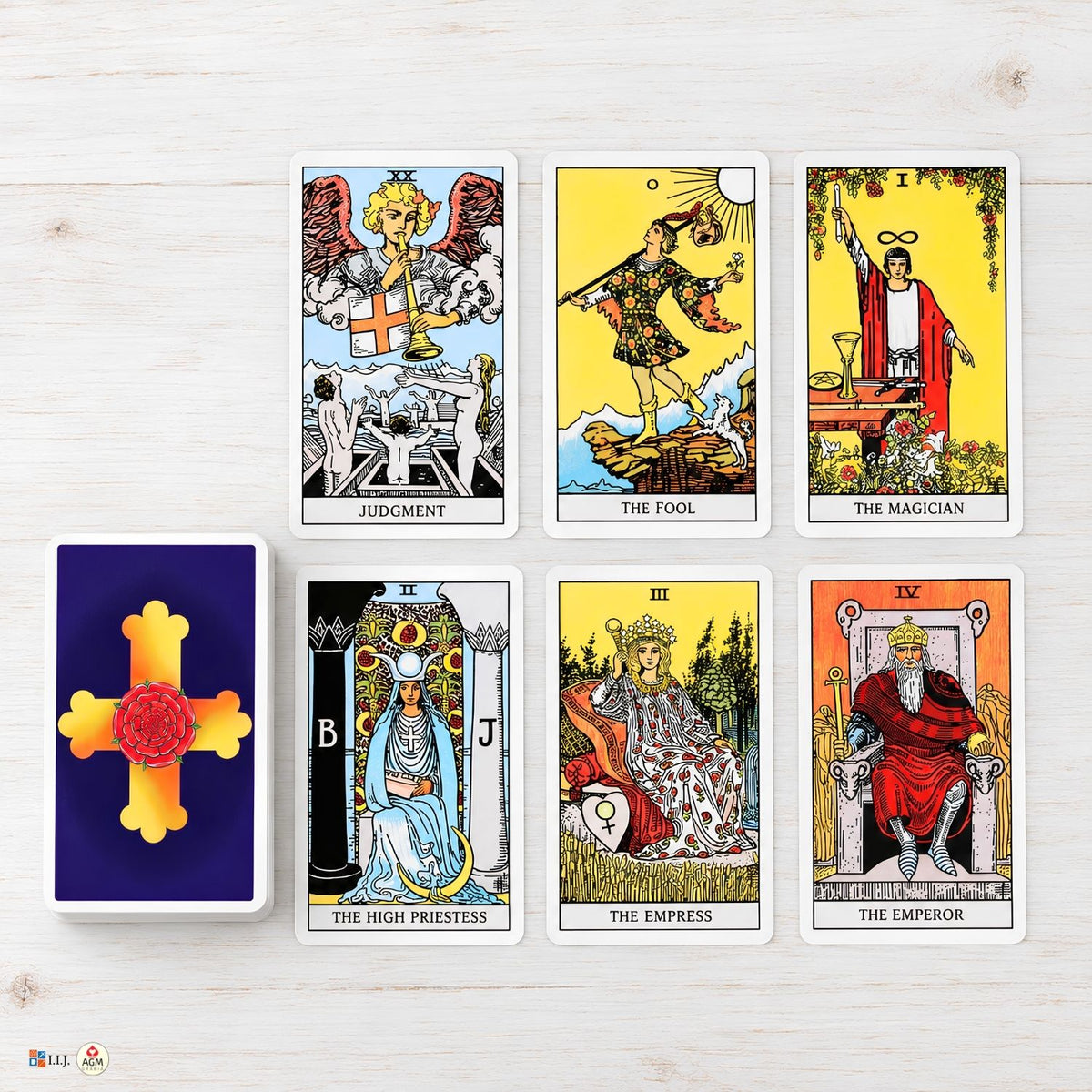 Rider Pocket Arthur Edward Blue Edition Tarot of A.E. Waite