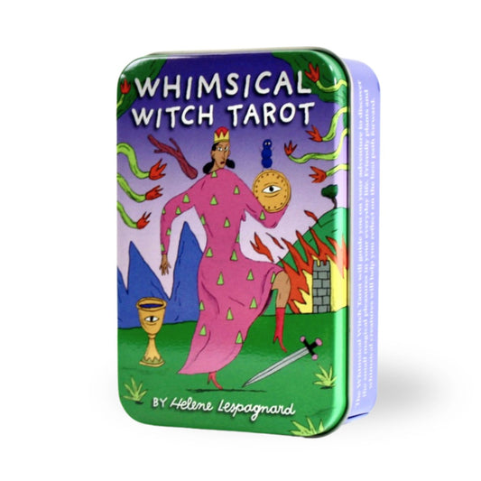 ウィムジカル・ウィッチ・タロット 缶入り Whimsical Witch Tarot in a Tin