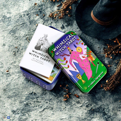 ウィムジカル・ウィッチ・タロット 缶入り Whimsical Witch Tarot in a Tin